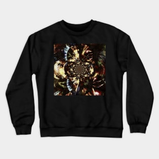 Abstract fractal faces Crewneck Sweatshirt